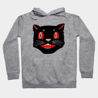 Vintage Halloween Cat 03 Hoodie